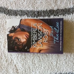 IT'S A THIN LINE Paperback Book Author Kimberla Lawson Roby
